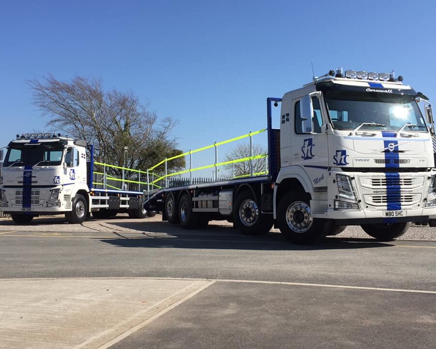 Two Sterling Beavertail Plant Bodies for Steve Hoskin Construction in Plymouth