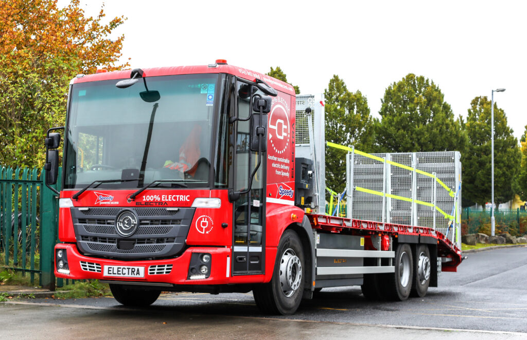 Beavertail Plant Body mounted on an Electric 27t Chassis for Speedy Powered Access