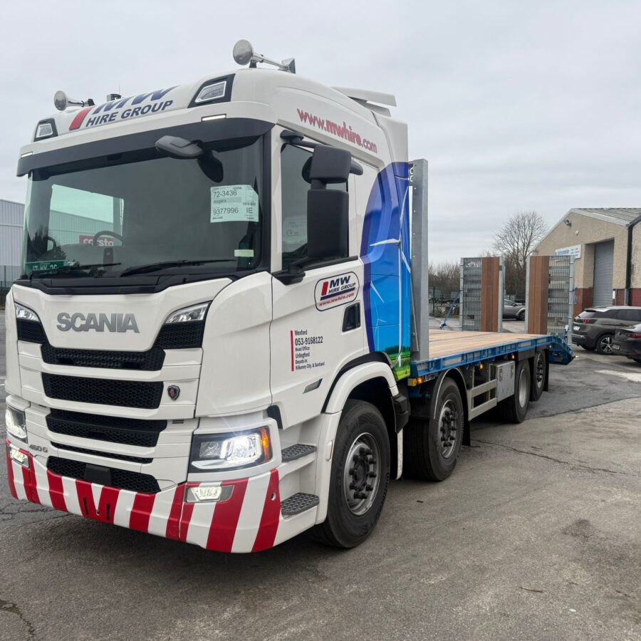 Beavertail Plant body, built and delivered to MW Hire Group - Ireland