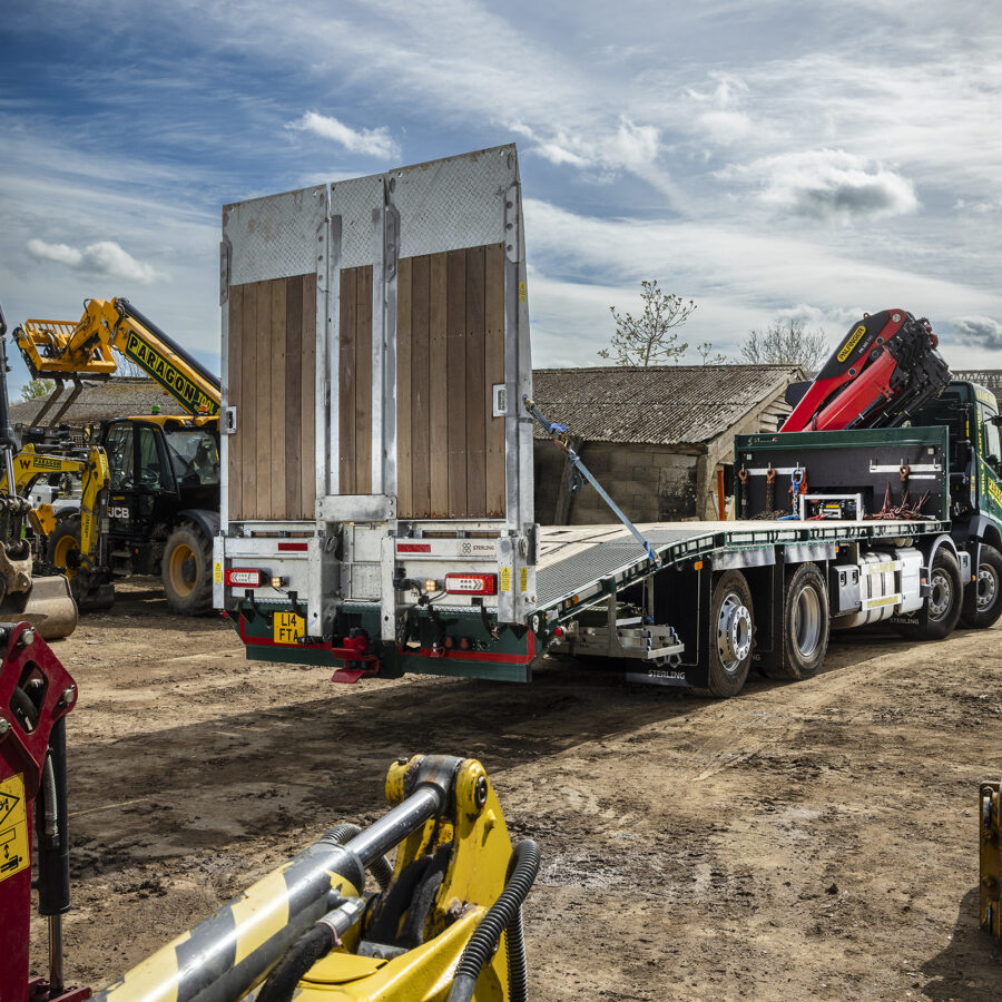 Multiload Beavertail built to specification for Paragon Tool Hire